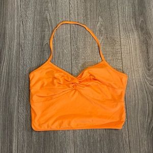 Orange Halter Top
